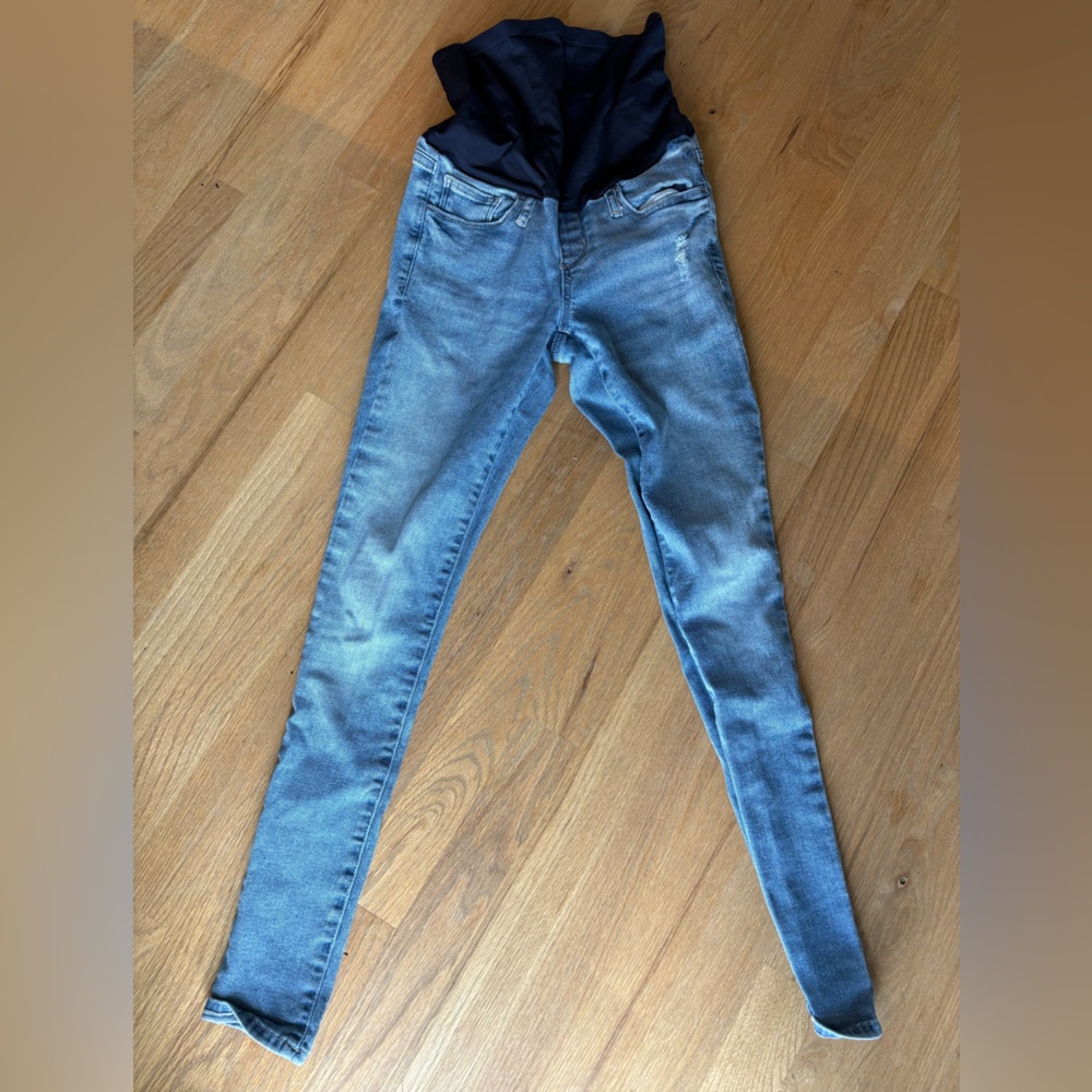 Gap Blue Denim Maternity Skinny Jeans